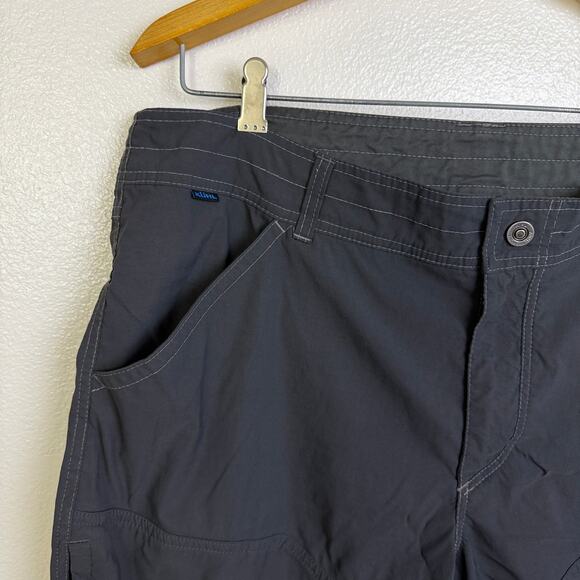 Kuhl Renegade Shorts Mens 38 Gray Hiking Outdoors Cargo Trail Trek Lightweight - Picture 3 of 10